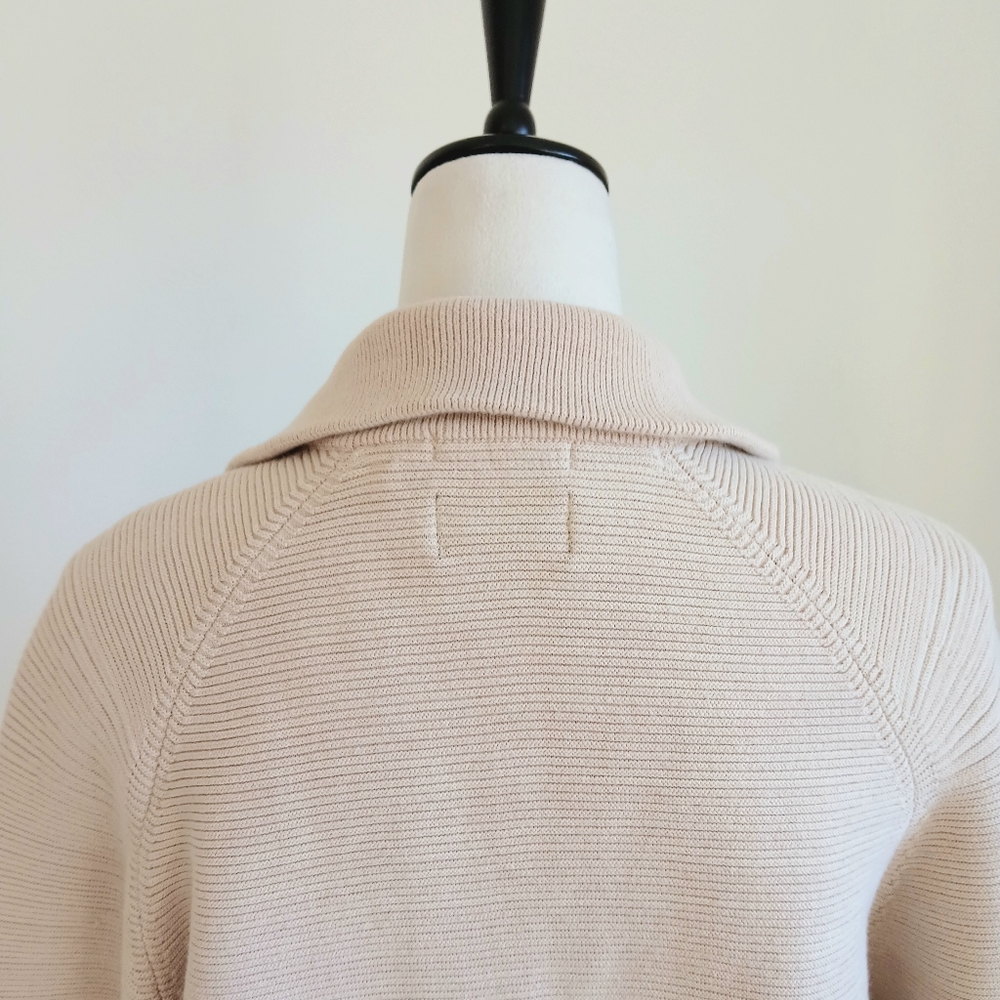 Scotch & Soda - Women's - Pullover zip sweater - Cream - Size Small - Picture 6 of 10